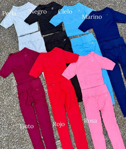 LEGGINS Y TOP GYMSHARK
